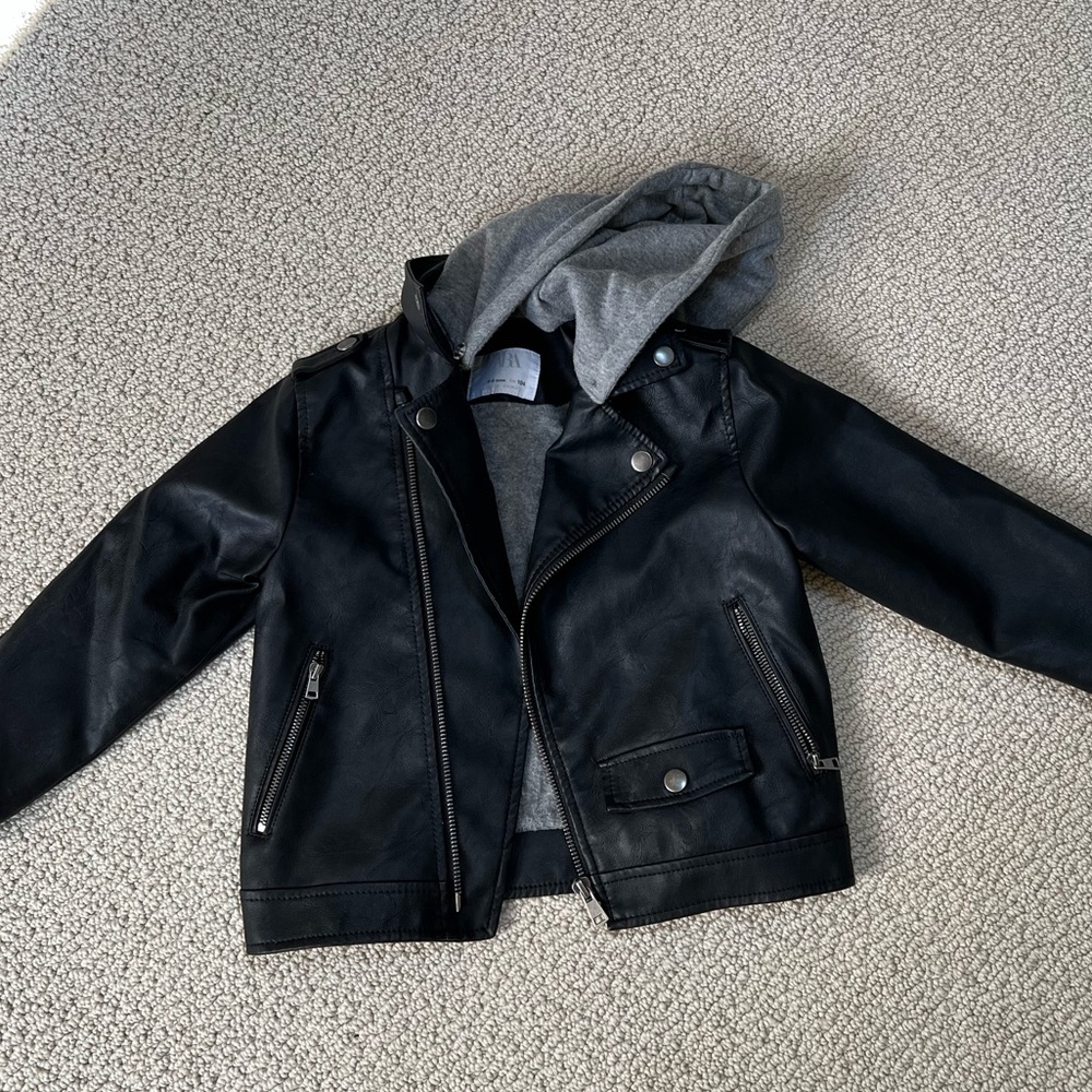Zara Kids Faux Leather Jacket